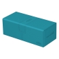 Preview: Ultimate Guard Twin Flip`n`Tray 266+ Xenoskin Petrolblau